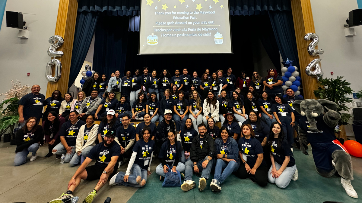 Maywood Education Fair group photo