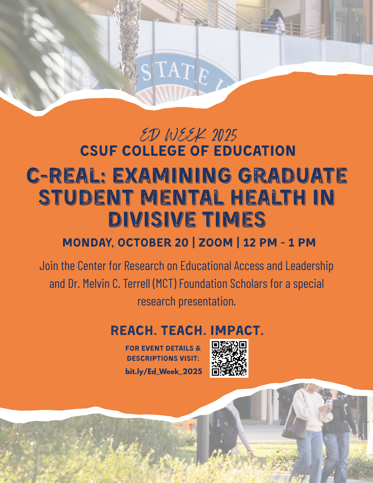 flier with information on C-REAL webinar