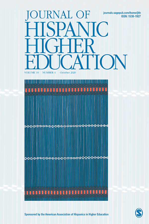 cover for journal of hispanic higher education 
