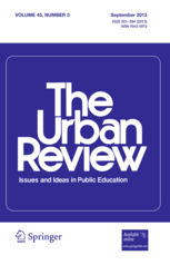journal cover of the urban review