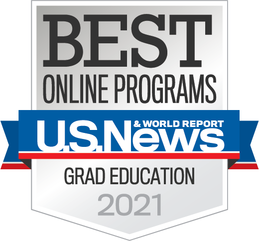 Best Online Program Grad Education 2020 US News and World Report Logo