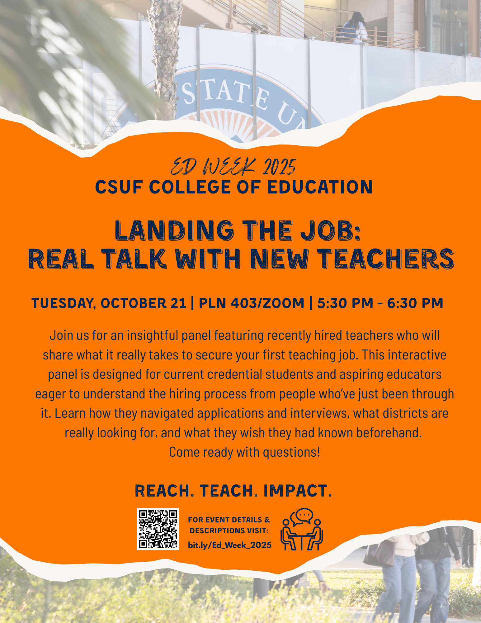 picture of the landing the job flyer